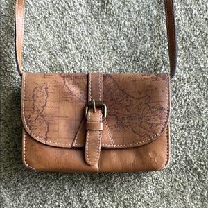 Brown Leather Crossbody Bag